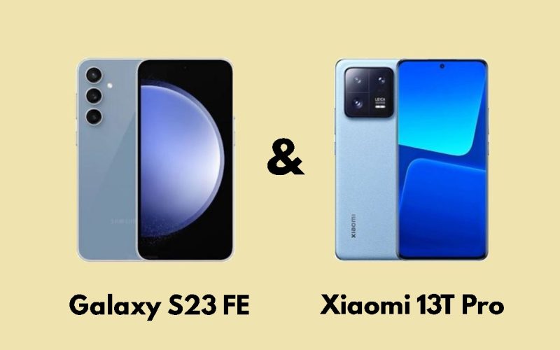 Samsung Galaxy S23 FE مقابل Xiaomi 13T Pro مقارنة المواصفات والأسعار – الجمال نيوز
